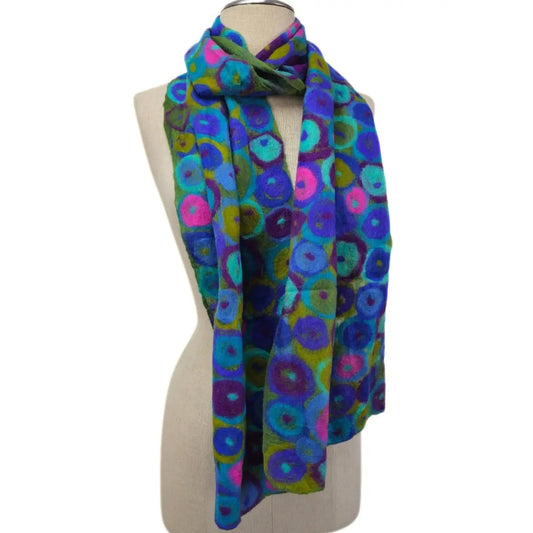 Feltiful Scarves Retro Dot Felted Scarf Retro Dot Felted Scarf