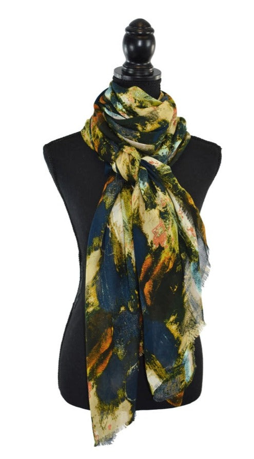 Dupatta Riley Oversized Abstract Scarf