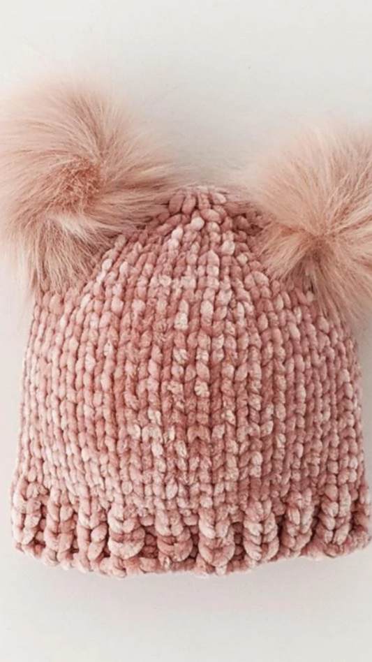 Huggalugs Chenille Beanie Hat