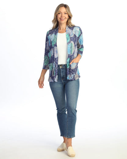 Jess & Jane Cardigans Jess & Jane Crushed Open Cardi with Pocket Jess & Jane Crushed Open Cardi with Pocket