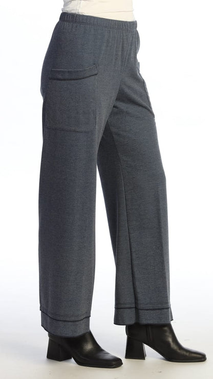 Jess & Jane Pants Jess & Jane Heather Fleece Pants with Layered Hem - Multiple Colors Jess & Jane Heather Fleece Pants with Layered Hem - Multiple Colors