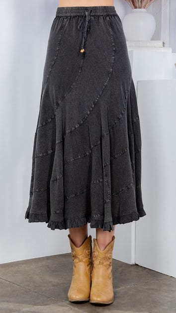 Young Threads Skirts Boho Flair Asymmetrical Skirt 51003614 Boho Flair Asymmetrical Skirt