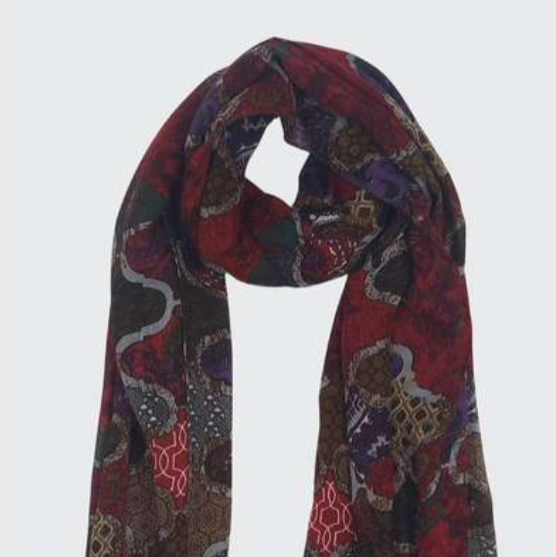 VSA Lightweight Scarf SE-2929 Red