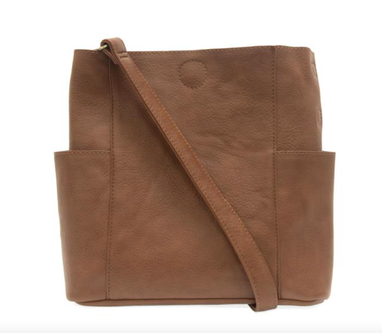 Joy Susan Vegan Leather Kayleigh Side Pocket Bucket Bag  - Multiple Colors