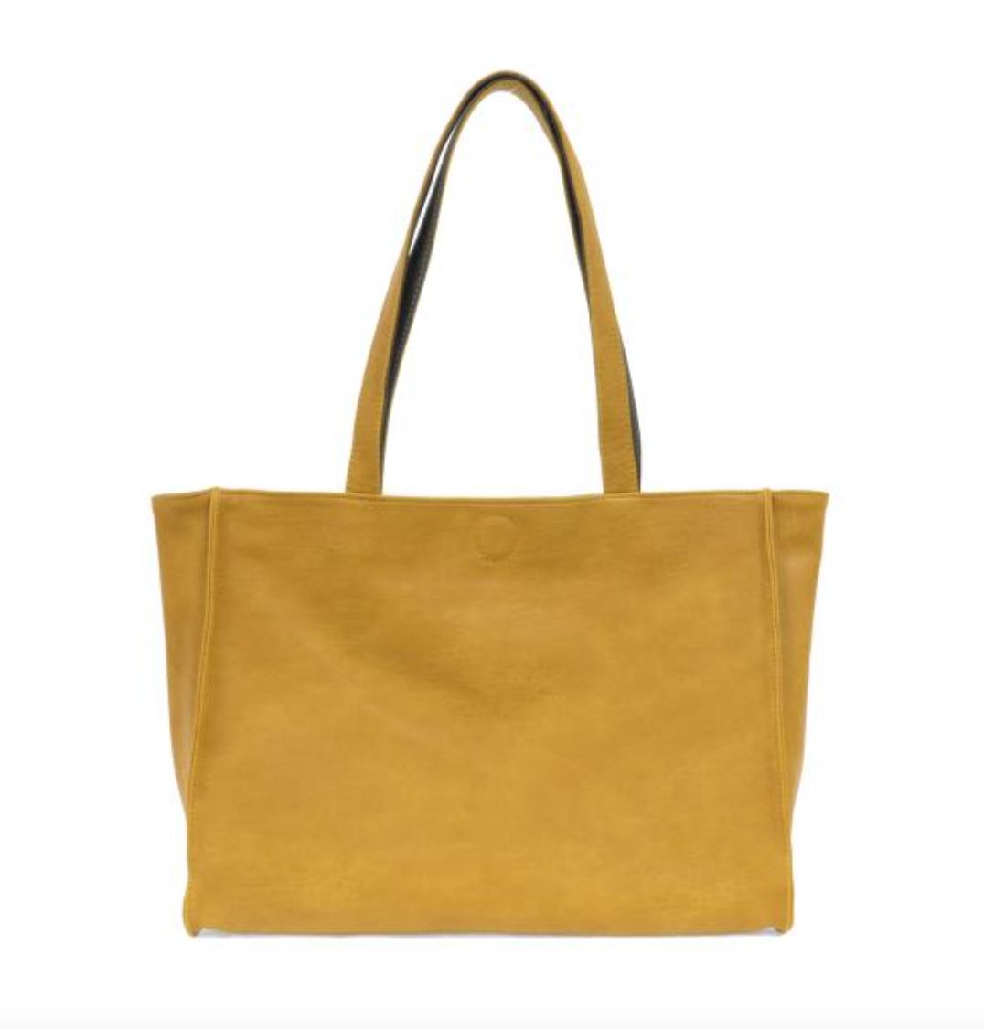 Joy Susan Vegan Leather Tatum Reversible Tote Bag - Multiple Colors