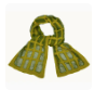 BNB Crafts Scarves BNB Green Square Felted Chiffon Scarf 87169246 BNB Green Square Felted Chiffon Scarf