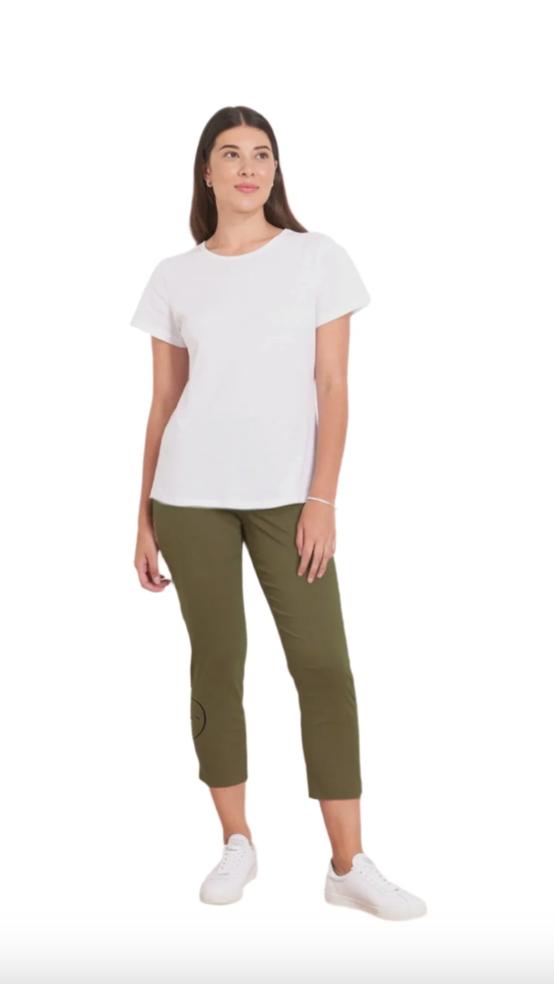 Foil Fuss Free Capri - Multiple Colors