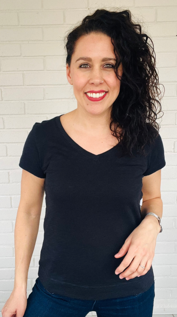 Escape Cotton Slub V-Neck Tee - Multiple Colors