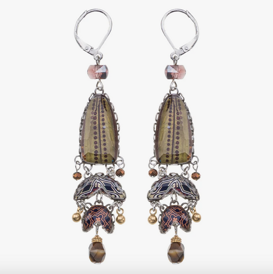 Ayala Bar Golden Dunes Set Zemaria Earrings