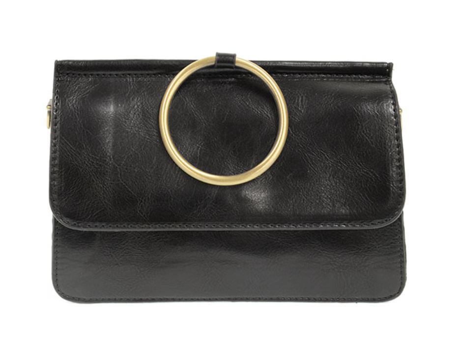 Joy Susan Vegan Leather Aria Ring Crossbody Bag- Multiple Colors