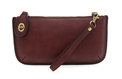 Joy Susan Vegan Leather Mini Crossbody Wristlet Clutch - Multiple Colors