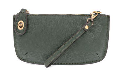 Joy Susan Vegan Leather Mini Crossbody Wristlet Clutch - Multiple Colors