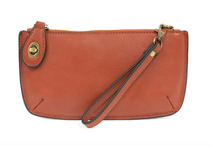 Joy Susan Vegan Leather Mini Crossbody Wristlet Clutch - Multiple Colors