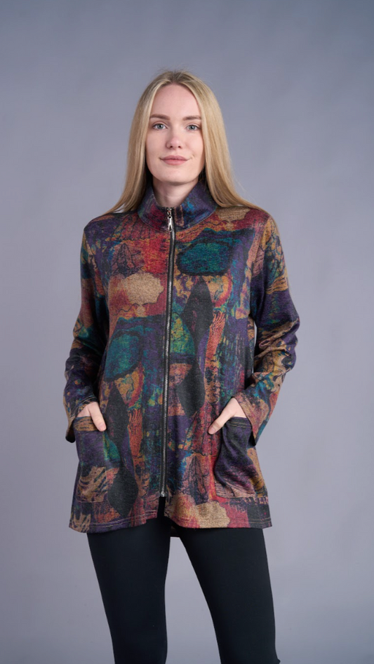 Shana Apparel Swing Zip Jacket