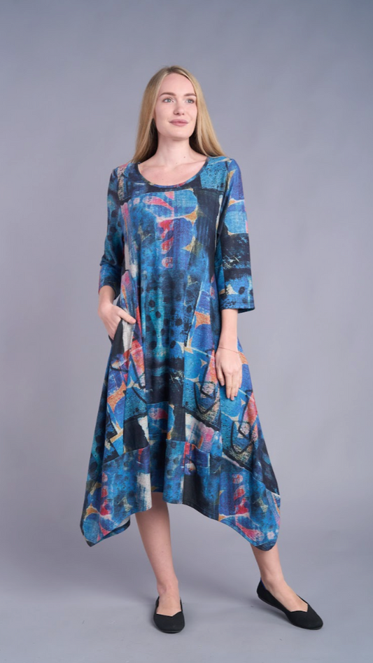 Shana Apparel Hi-Low Bubble Dress