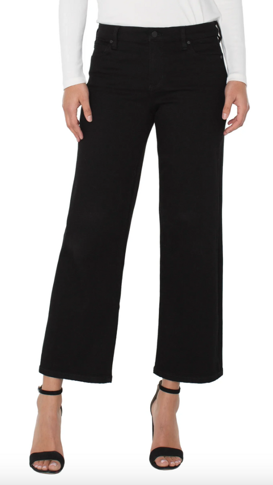 Liverpool The Stride Crop Wide Leg Pant