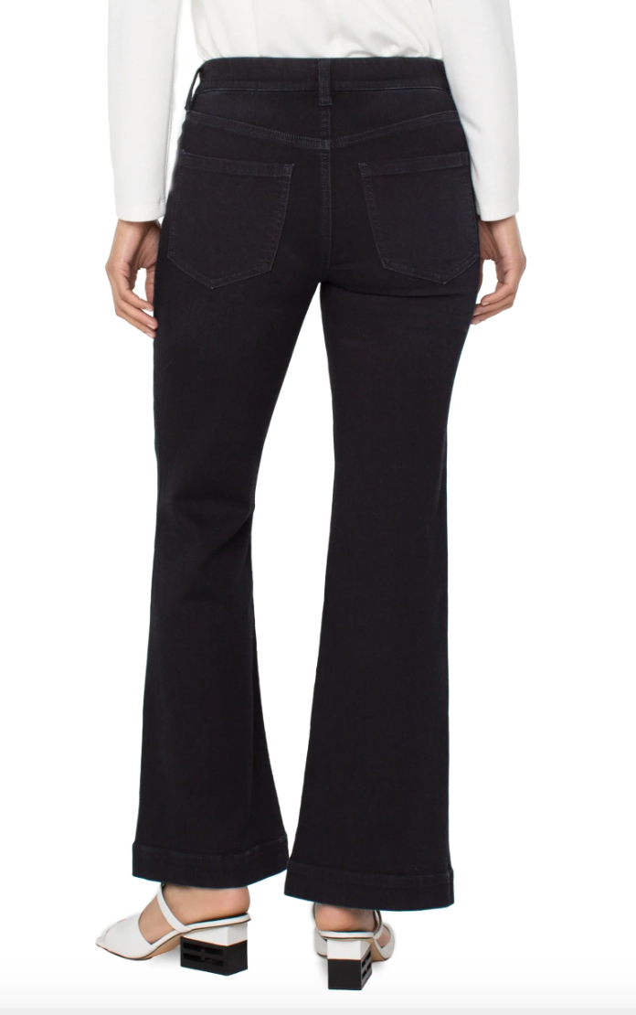 Liverpool Gia Flare with Wide Hem Pant