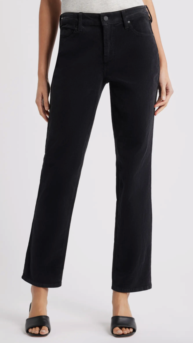 Liverpool Corduroy Marley Girlfriend Cuffed Pant