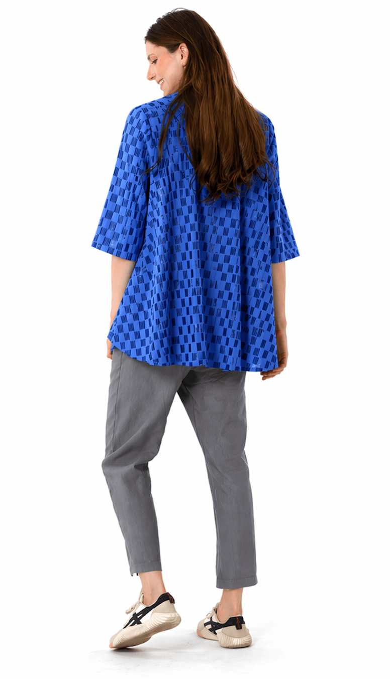 Niche Blouses Niche Chess Cotton Wray Blouse Niche Chess Cotton Wray Blouse