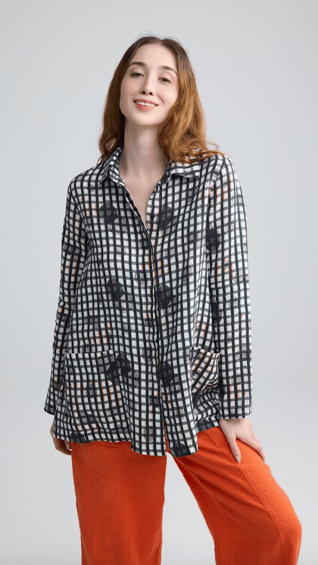 Luukaa Blouses Luukaa Trace Shirt 57870558 Luukaa Trace Shirt