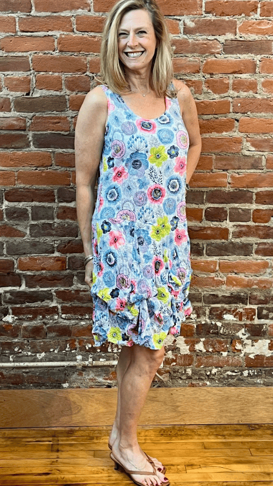 Shana Apparel Dresses Shana Apparel Crinkle Bubble Tank Dress - Multiple Prints 23665886 Shana Apparel Crinkle Bubble Tank Dress - Multiple Prints
