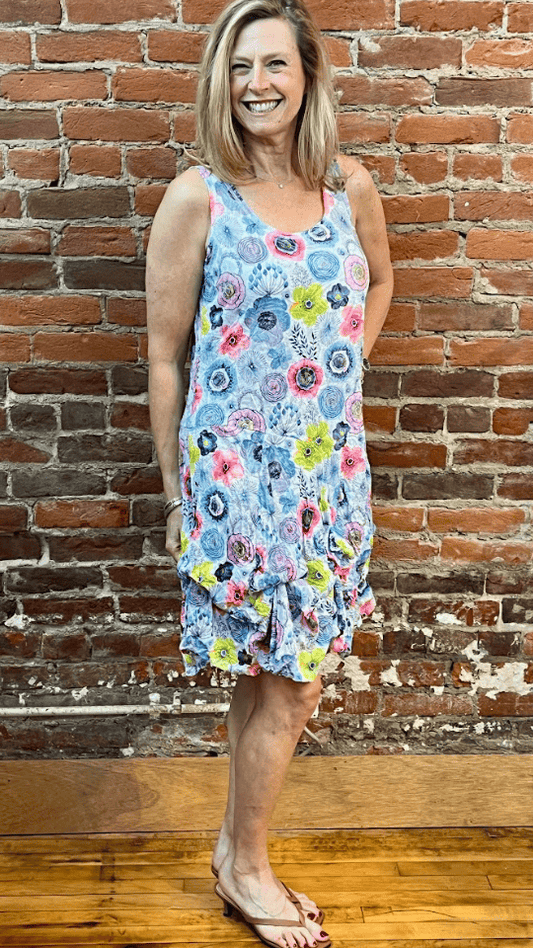 Shana Apparel Dresses Shana Apparel Crinkle Bubble Tank Dress - Multiple Prints 23665886 Shana Apparel Crinkle Bubble Tank Dress - Multiple Prints