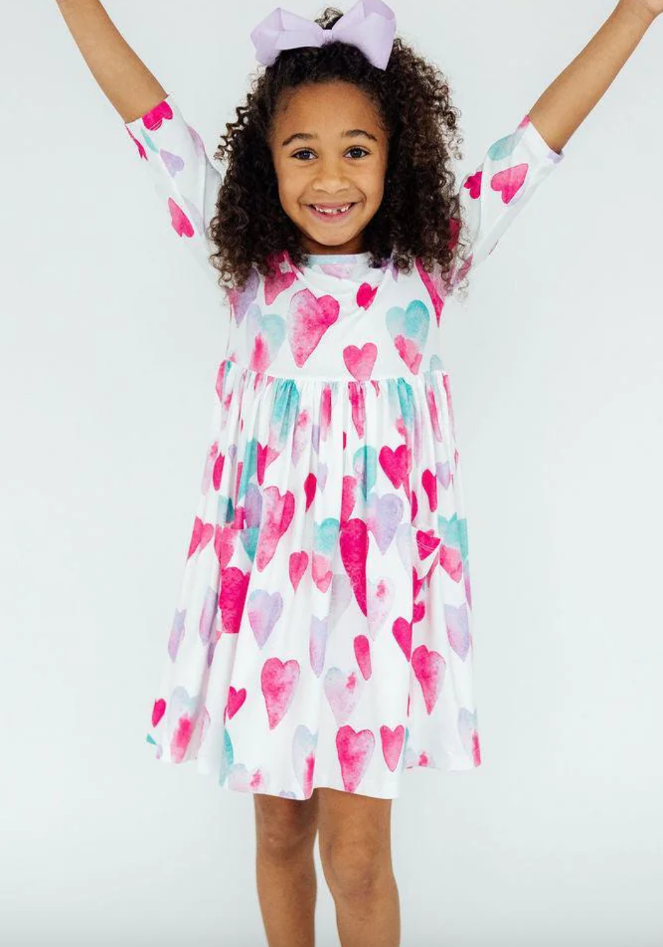 Mila & Rose Pocket Twirl Dress - Multiple Colors