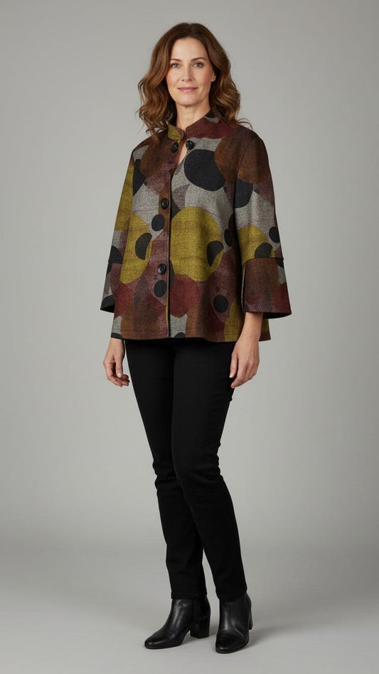 Shana Apparel Blouses Shana Apparel 3 Button Jacket Shana Apparel 3 Button Jacket