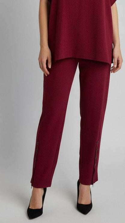 Shana Apparel Pants Shana Apparel Airflow Button Detail Pant - Multiple Colors 85466846 Shana Apparel Airflow Button Detail Pant - Multiple Colors Wine