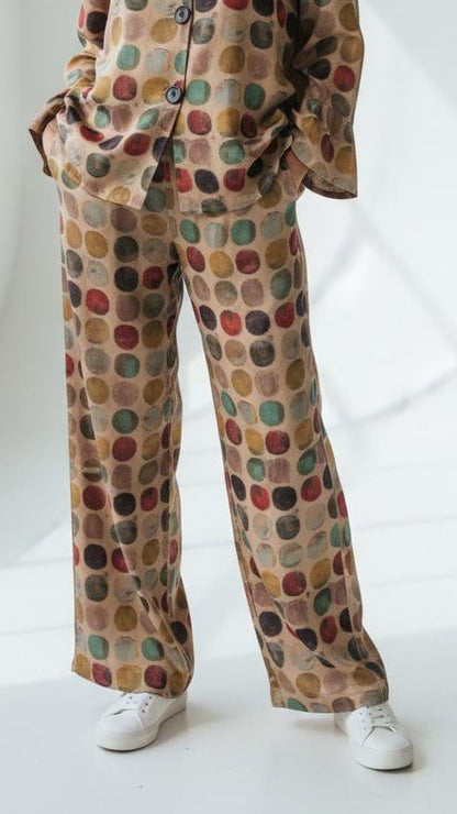 Shana Apparel Pants Shana Apparel Airflow Wide Leg Pant Shana Apparel Airflow Wide Leg Pant Circles