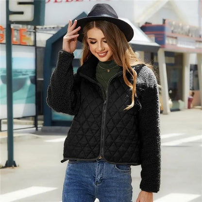 UZ Store Jackets Sherpa Quilted Zip Up Jacket - Multiple Colors Sherpa Quilted Zip Up Jacket - Multiple Colors