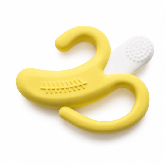 D & C Toys Children's Accessories Silicone Banana Fruit Baby Teether Silicone Banana Fruit Baby Teether
