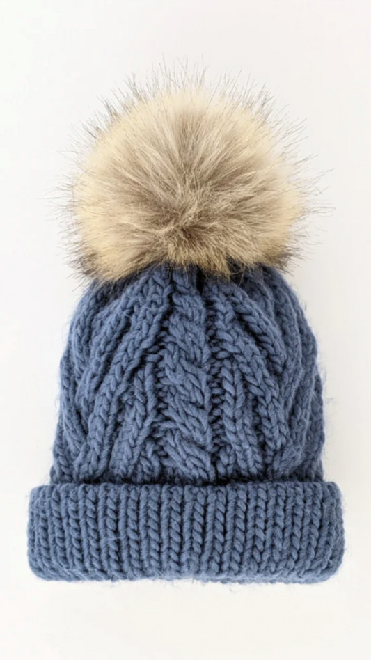 Huggalugs Pom Pom Beanie - Multiple Colors