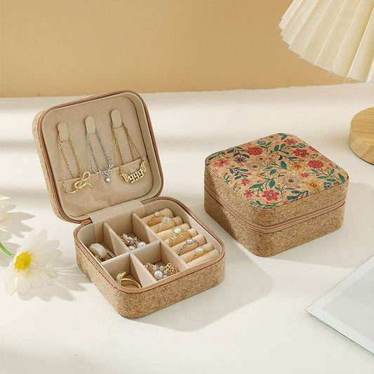 Dipped Shop Bags Soft Wood Zipper Jewelry Case Soft Wood Zipper Jewelry Case