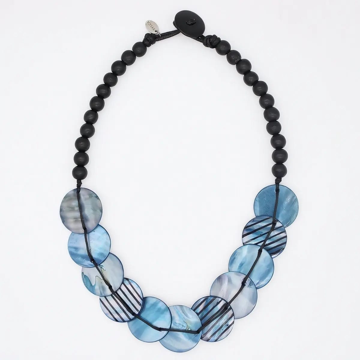 Sylca Designs Necklaces Sylca Blue Jessa Collar Necklace Sylca Blue Jessa Collar Necklace
