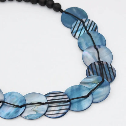 Sylca Designs Necklaces Sylca Blue Jessa Collar Necklace Sylca Blue Jessa Collar Necklace