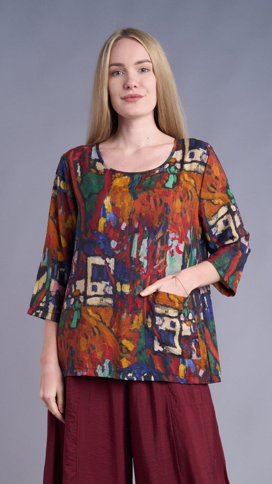 Shana Apparel 1 Patch Pocket Pullover