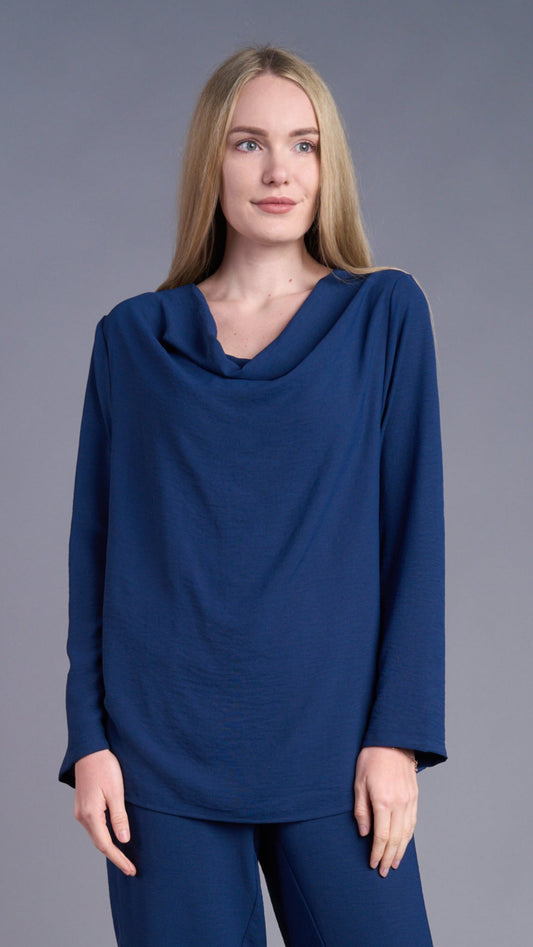 Shana Apparel Airflow Relaxed Cowl Top
