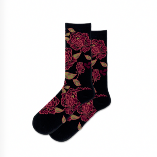 Hot Sox Tapstry Floral Socks - Multiple Colors