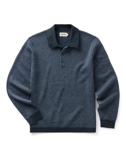 Taylor Stitch Men's Button Downs Taylor Stitch The Newton Sweater Polo 10416606 Taylor Stitch The Newton Sweater Polo