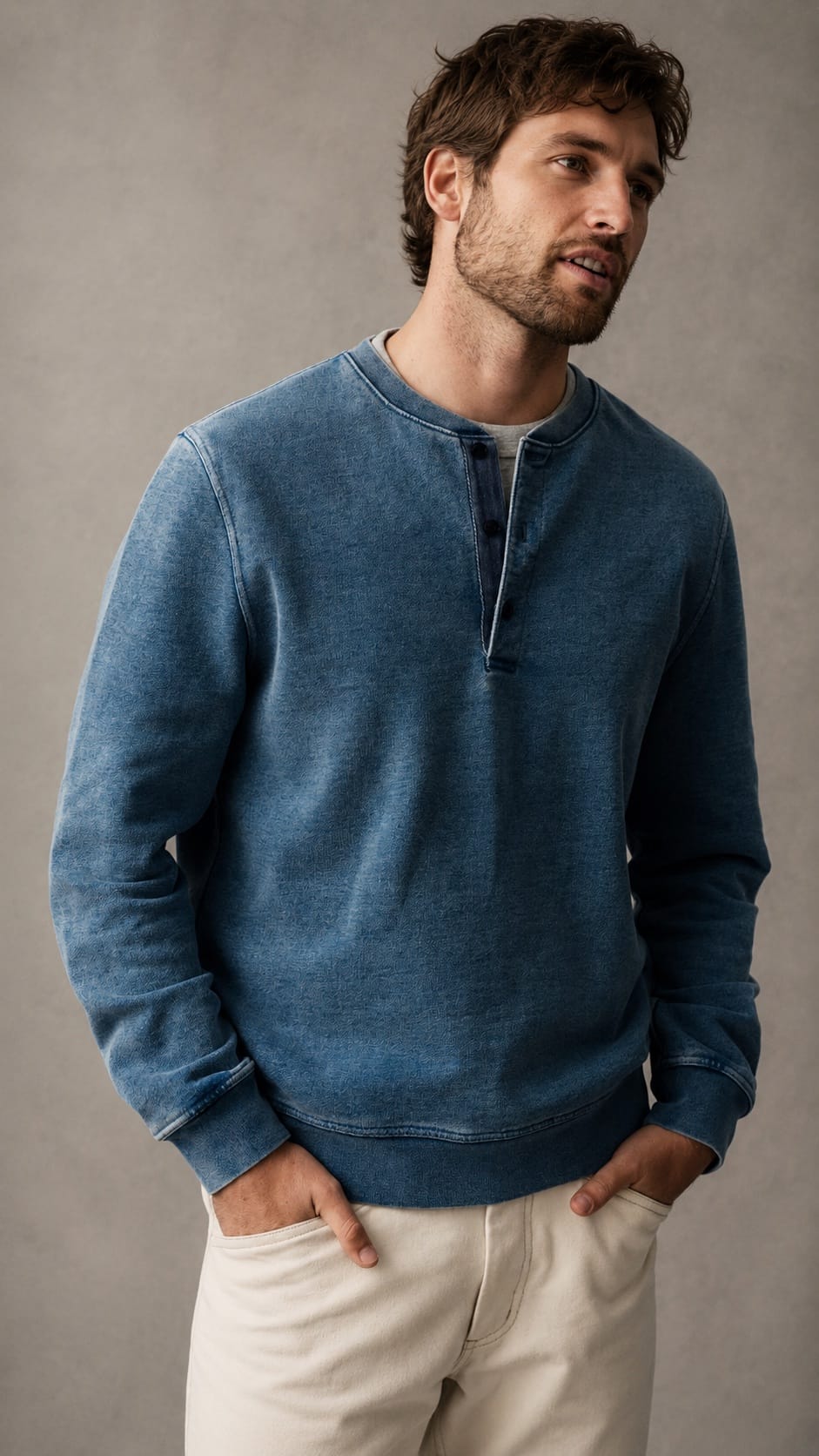 Taylor Stitch Men's Sweaters Taylor Stitch The Sunset Henley Taylor Stitch The Sunset Henley
