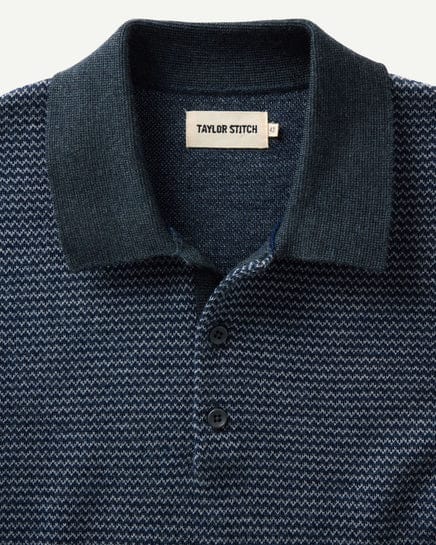 Taylor Stitch Men's Button Downs Taylor Stitch The Newton Sweater Polo Taylor Stitch The Newton Sweater Polo