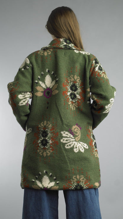 Tempo Paris Jackets Tempo Paris Floral Tapestry Long Jacket Tempo Paris Floral Tapestry Long Jacket