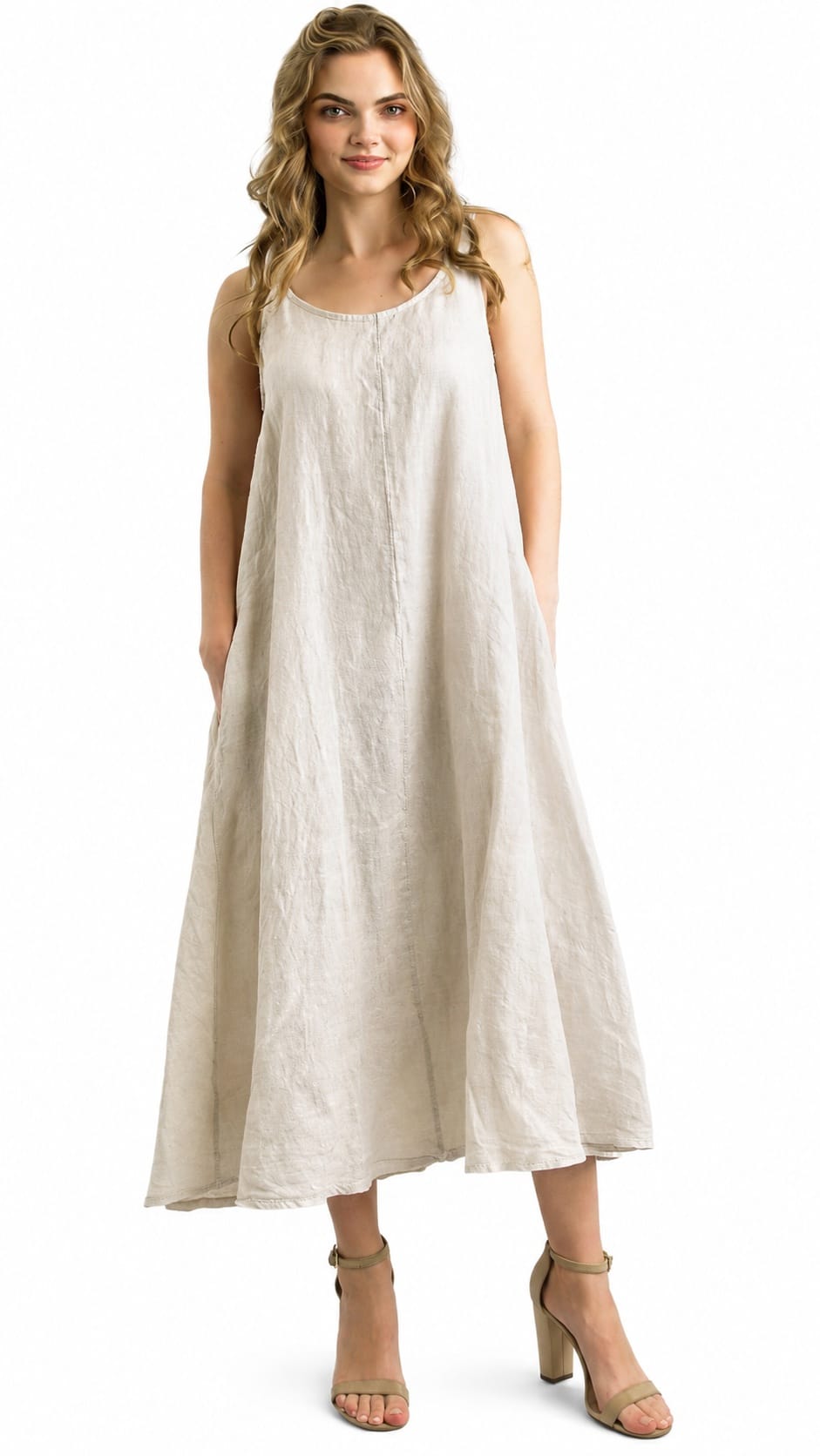 Tempo Paris Dresses Tempo Paris Maxi Linen Pocket Dress - Multiple Colors 57844446 Tempo Paris Maxi Linen Pocket Dress - Multiple Colors