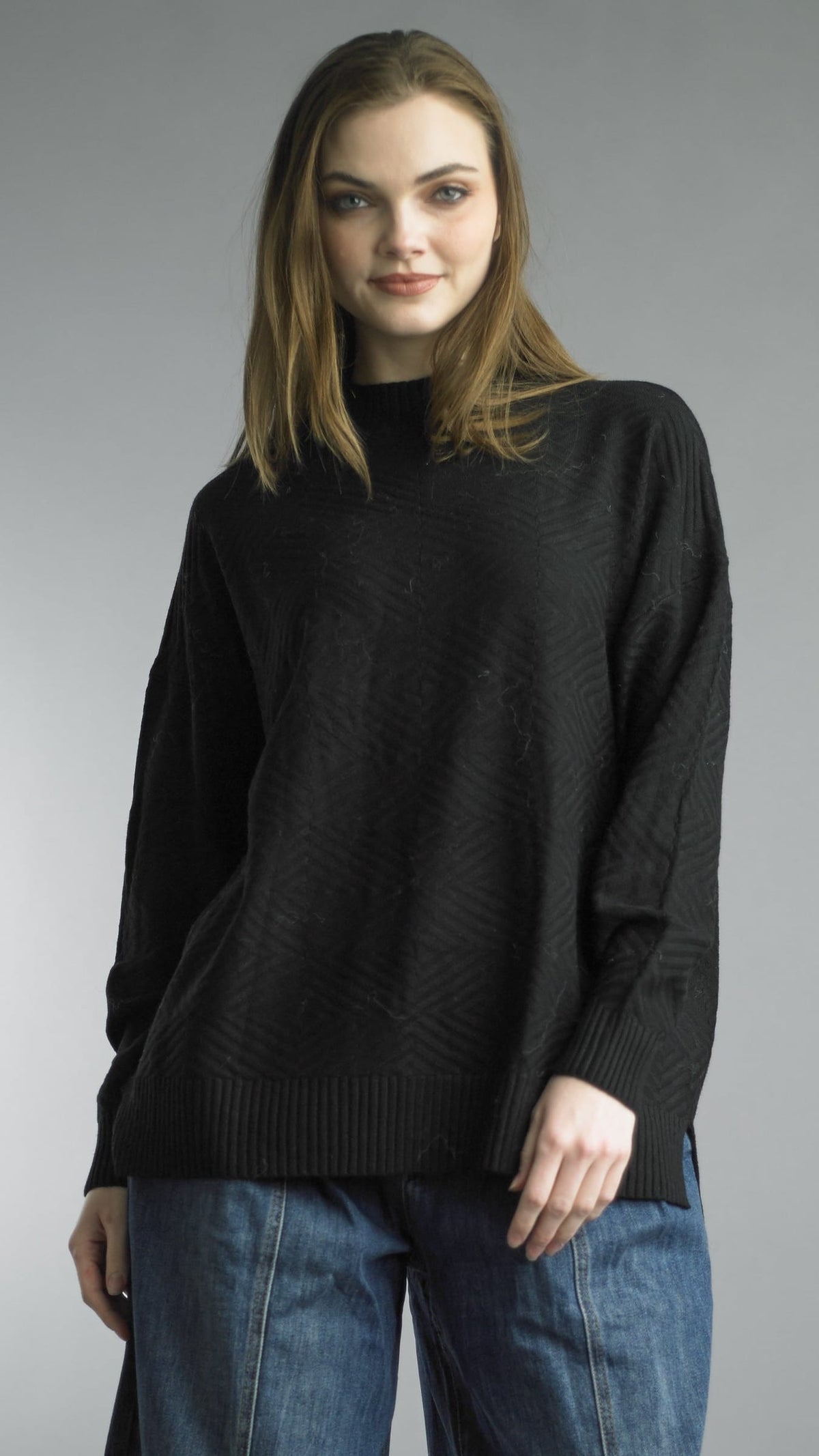 Tempo Paris Sweaters Tempo Paris Oversized Hi-Low Sweater Tempo Paris Oversized Hi-Low Sweater