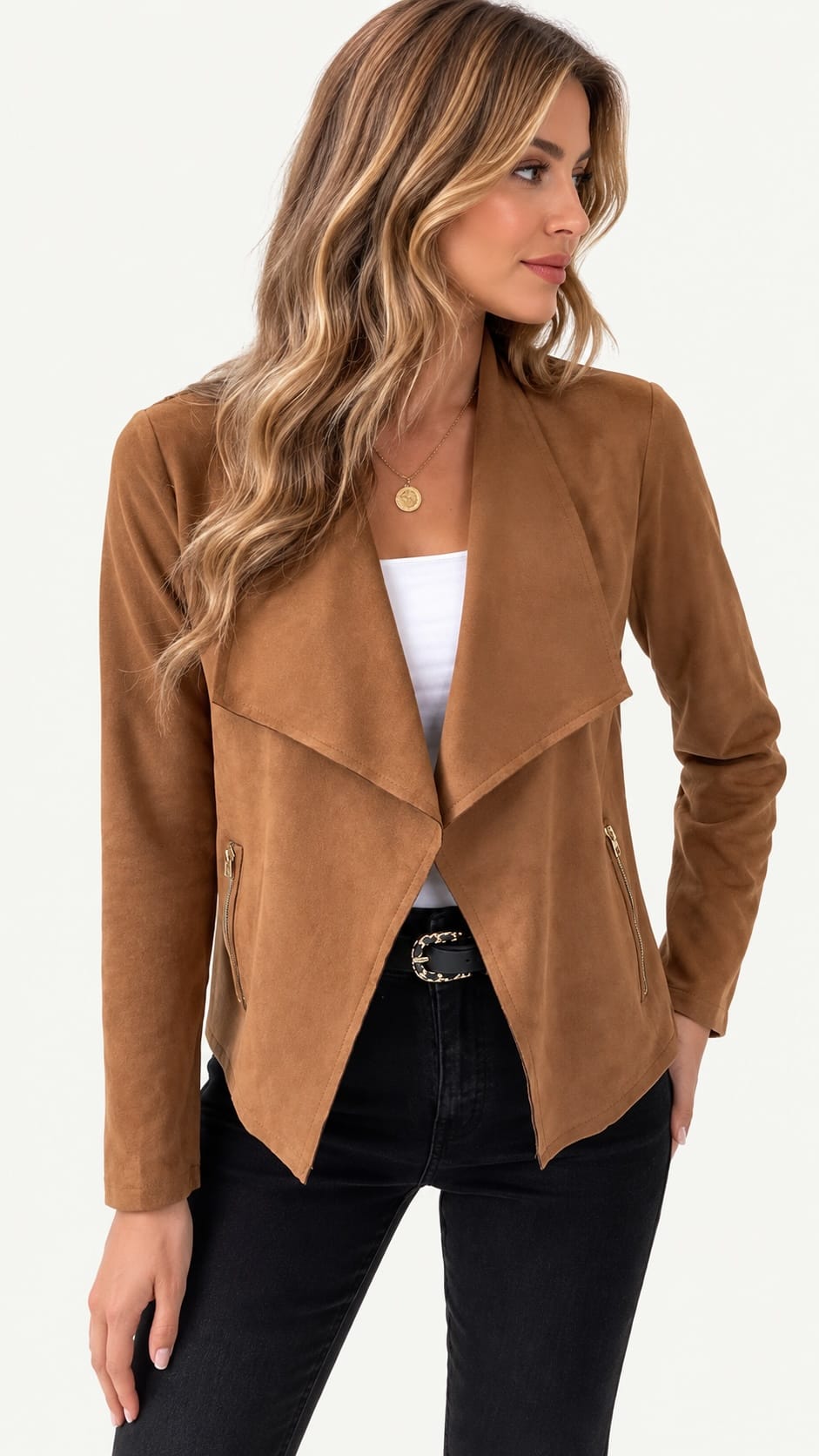The Moment Collection Jackets The Moment Collection Vegan Suede Jacket - Multiple Colors The Moment Collection Vegan Suede Jacket - Multiple Colors