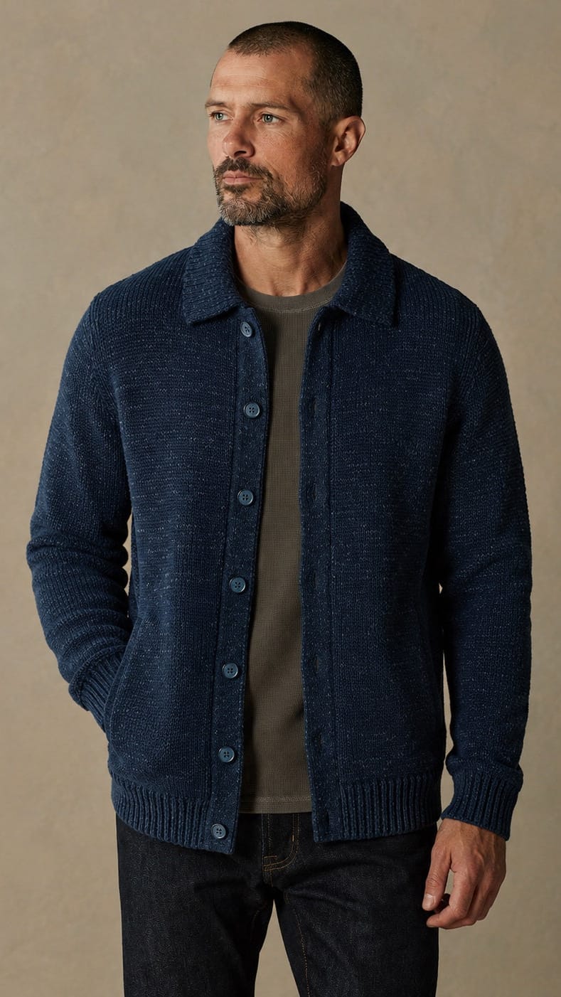 The Normal Brand Men's Coats & Jackets The Normal Brand Pub Sweater Jacket The Normal Brand Pub Sweater Jacket