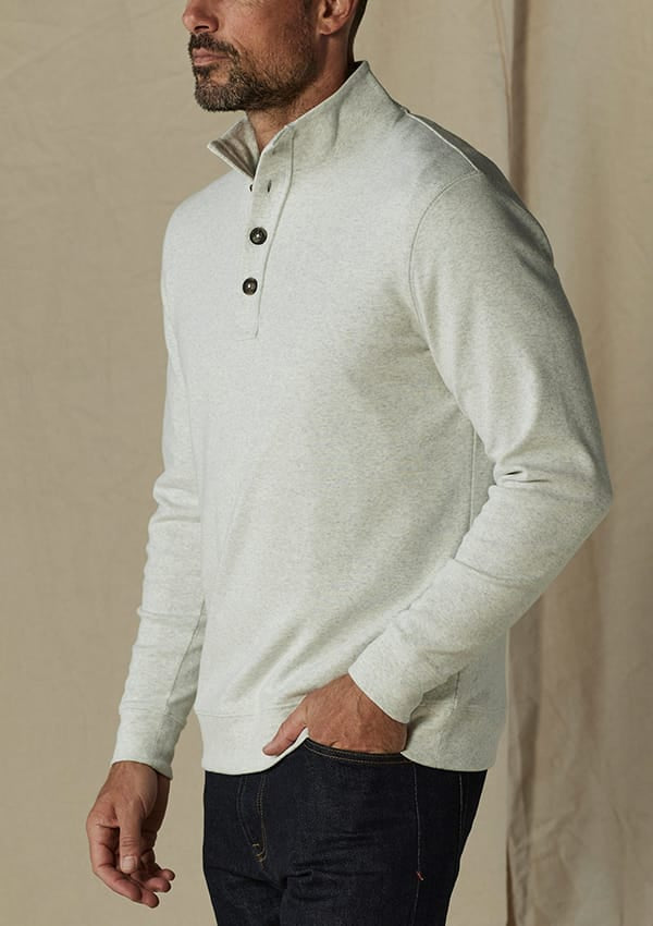 The Normal Brand Men's Sweaters The Normal Brand Puremeso Button Popover - Multiple Colors The Normal Brand Puremeso Button Popover - Multiple Colors