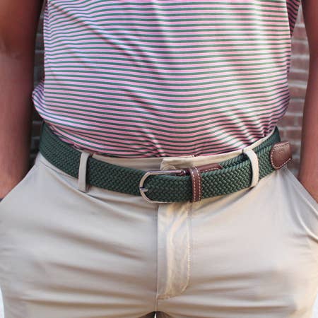 Roostas Men's Belts Roostas The Sierra Woven Elastic Stretch Belt Roostas The Sierra Woven Elastic Stretch Belt
