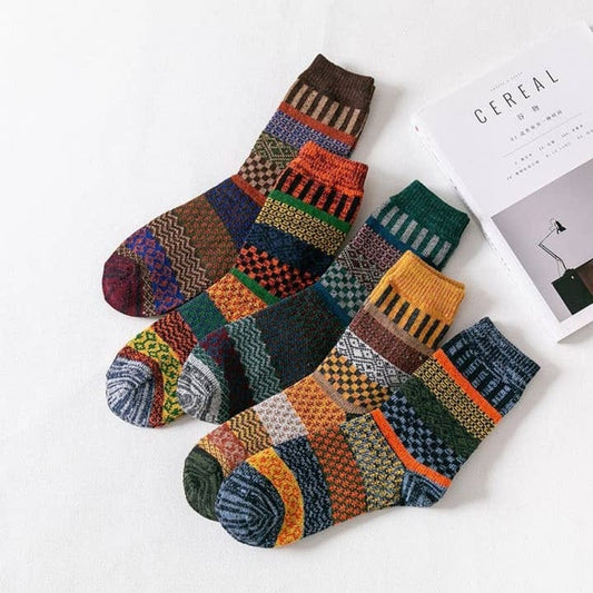 Funkyrel Limited Socks Thick Winter Mid-Calf Sock - Multiple Colors Thick Winter Mid-Calf Sock - Multiple Colors